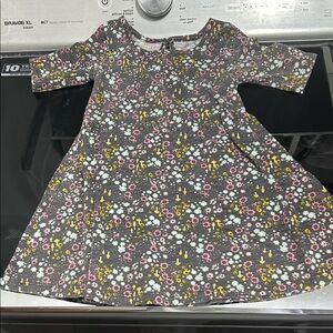 Girls 4t casual dress flowers mushrooms whimsical fairy magical